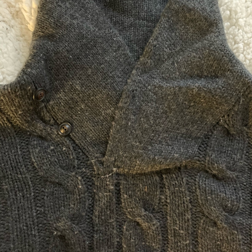 Ralph Lauren lambswool dark grey turtleneck